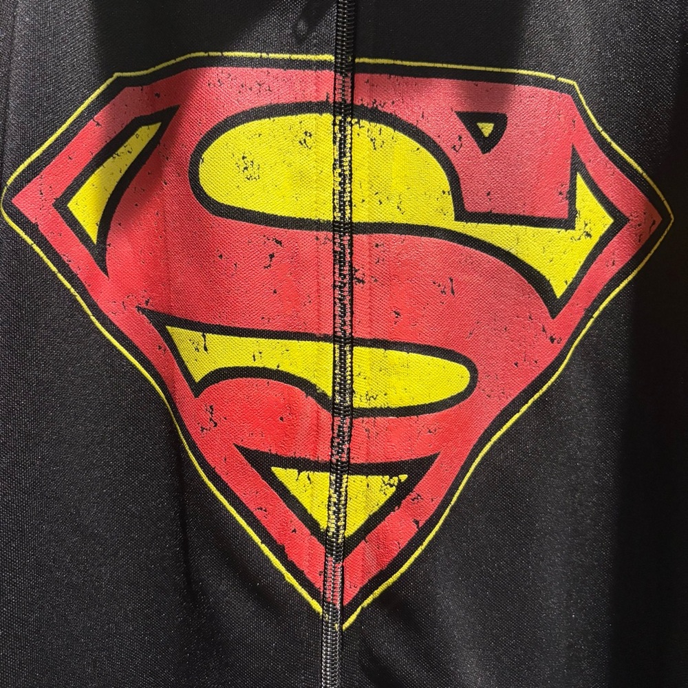 DC Comics Black and Red Lightweight Superman Jacket man of steel